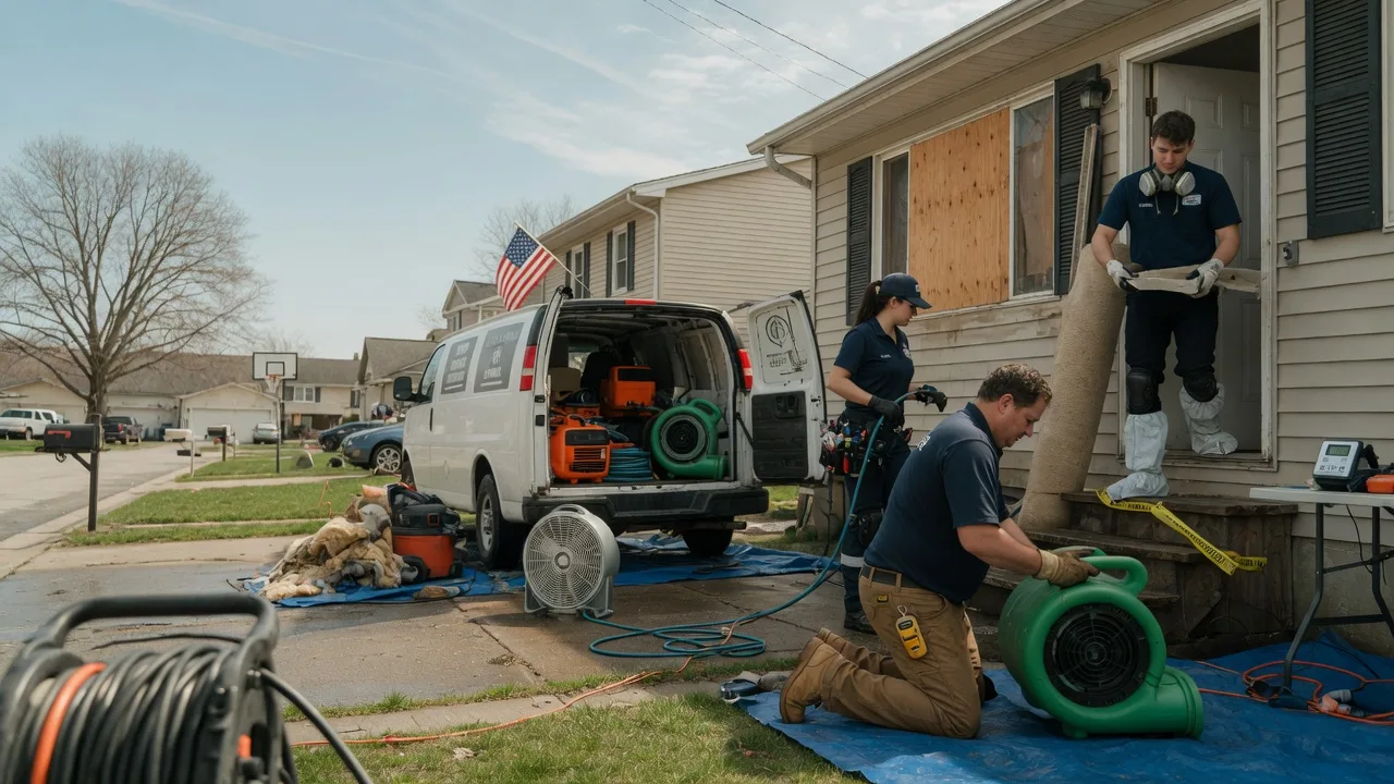 Water Damage Restoration in Woodworth, LA near me